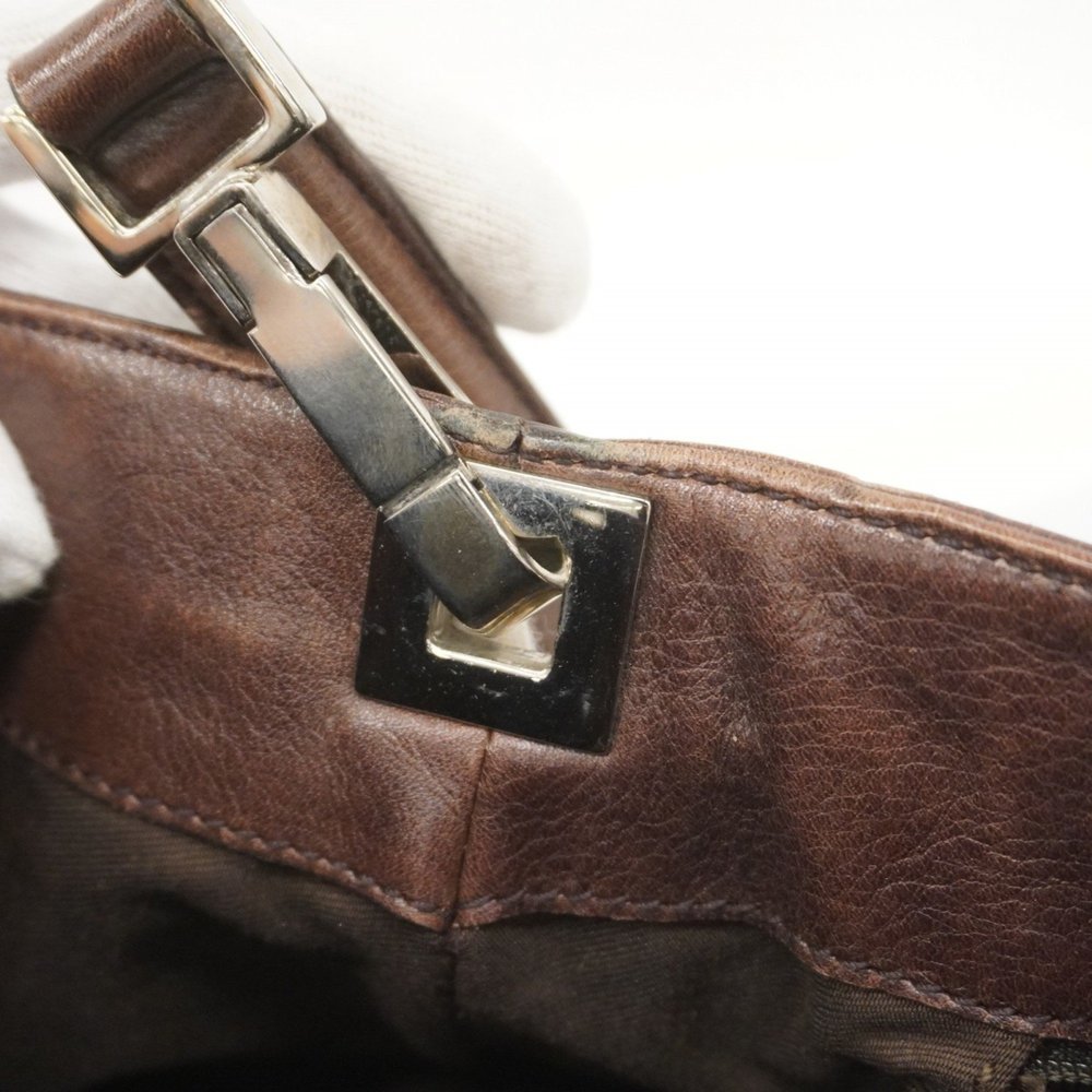 Gucci Shoulder Bag 143745 Nylon Canvas Brown Women's - Picture 8 of 16